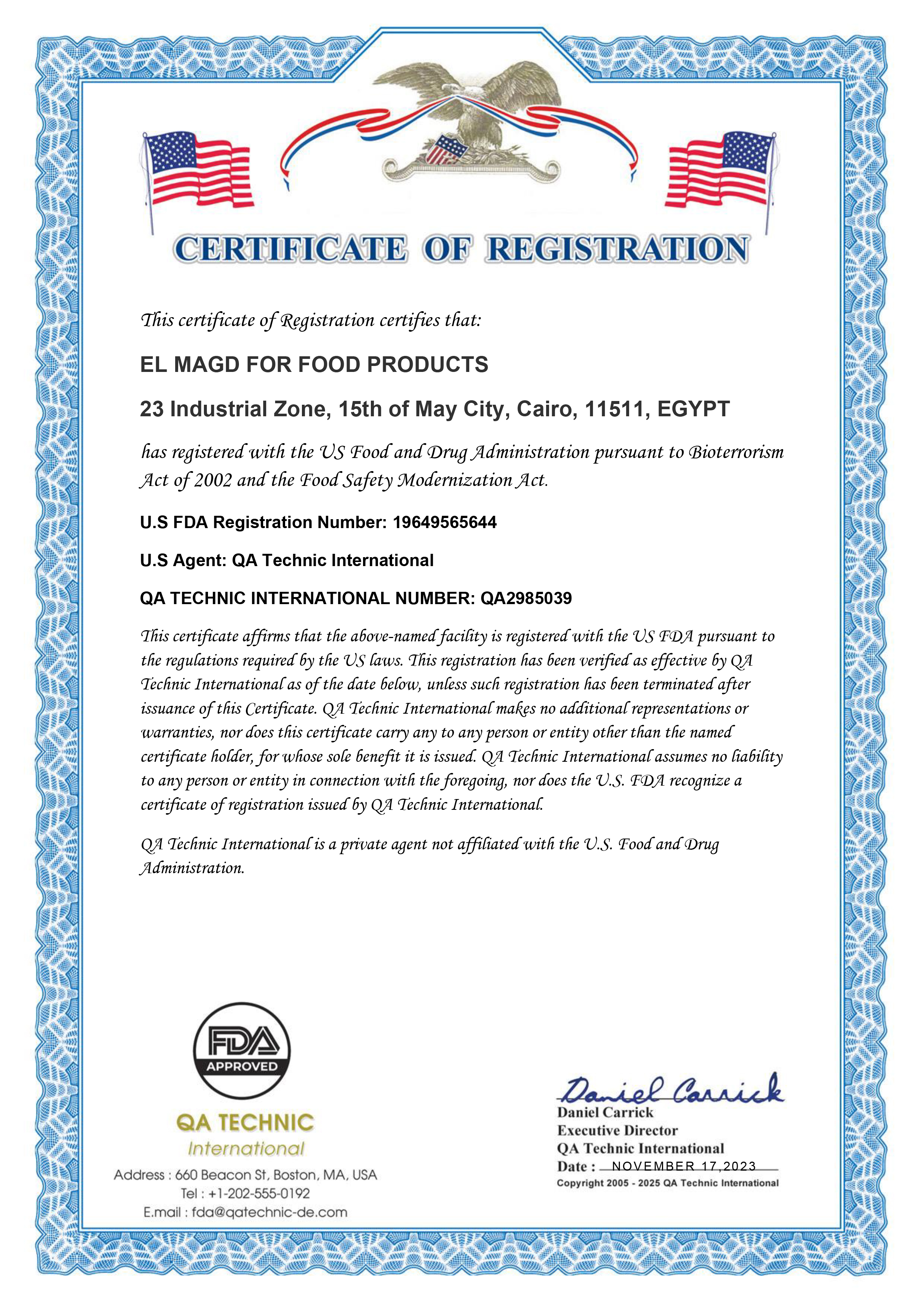 Certificate 1